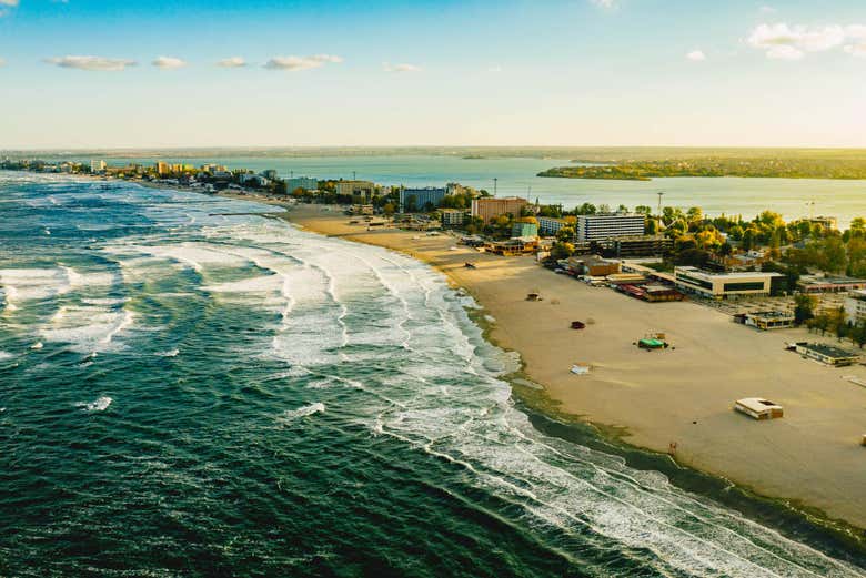 La plage de Mamaia